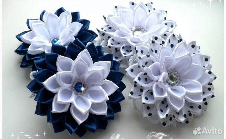 Бантики на резинке, заколке