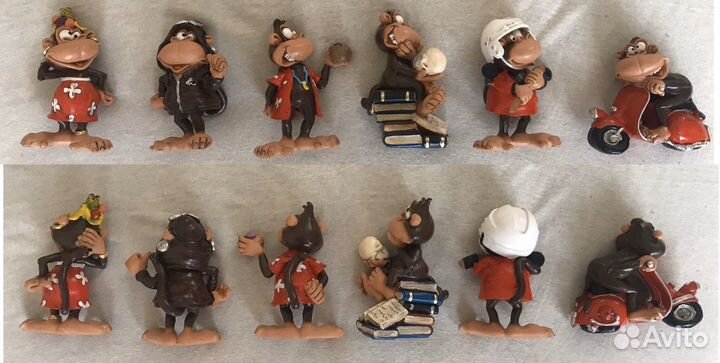 Статуэтки весёлые обезьяны