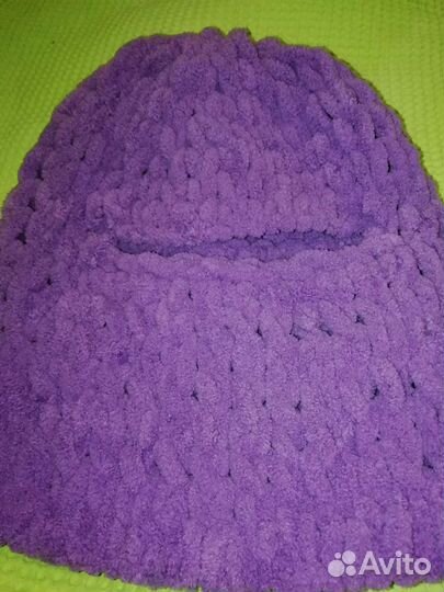 Шапка балаклава вязанная