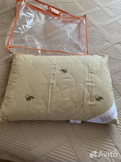 Подушка 50*70 Ecotex новая верблюжья шерсть