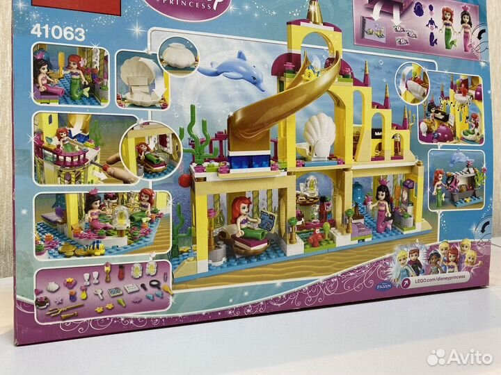 Lego disney princess 41063 подводный дворец ариэль