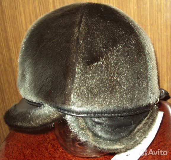 Шапка нерпа р.56 с ушками.зима новая