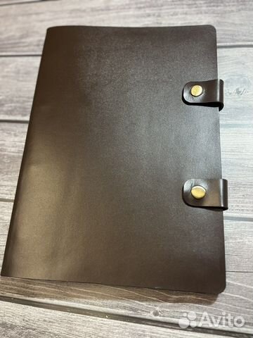 Кожанная папка на кольцах А4