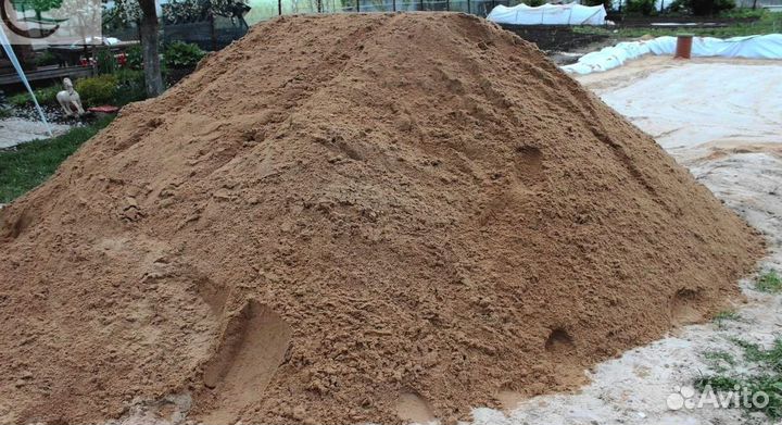 Песок мытый в наличии