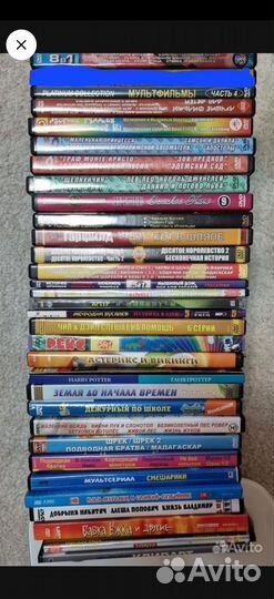 Диски с мультфильмами,сказками,фильмами,рассказами