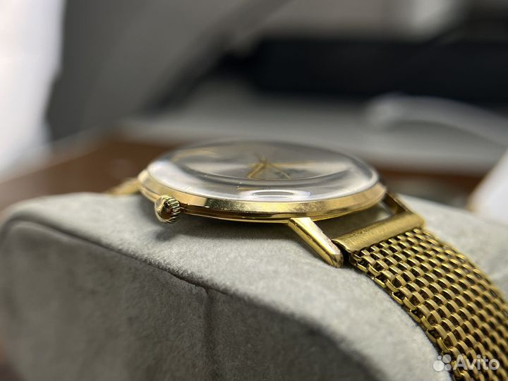 Часы интеллигента - Poljot DE Luxe Au12.5 СССР