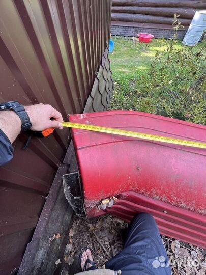 Детская горка пластиковая уличная