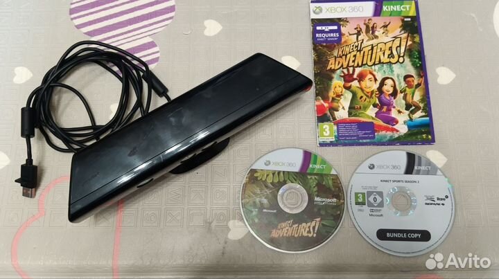 Сенсор Kinect для Xbox 360 + 2 игры в подарок