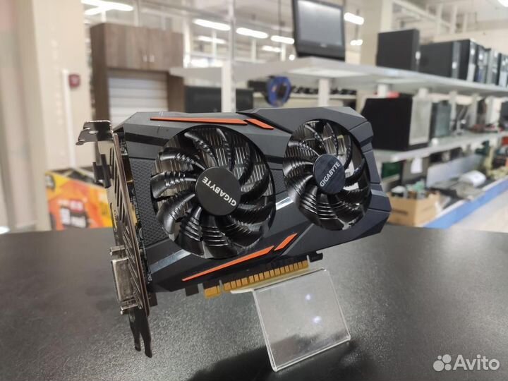Видеокарта gigabyte GeForce GTX 1050 Windforce OC
