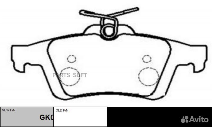 CTR ckmz-13 Колодки тормозные дисковые mazda GK065