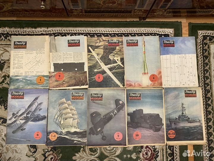 Журналы для сборки Маly Моdеlаrz 1979-1980 гг