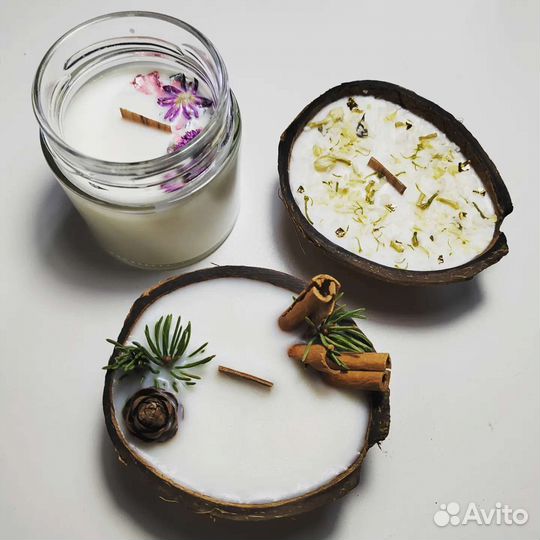 Ароматические свечи ручной работы