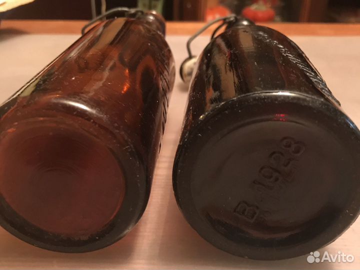 Коллекционные немецкие пивные бутылки двадцатых го