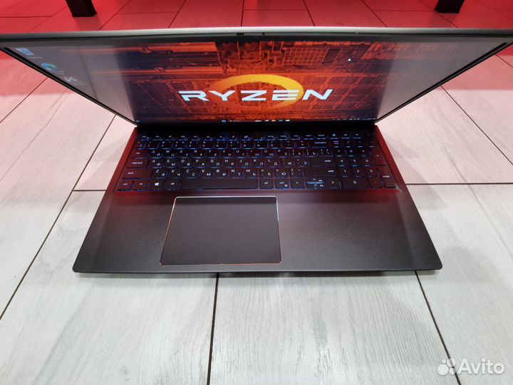 Игровой, быстрый ноутбук dell/ Ryzen 6x ядер/16GB