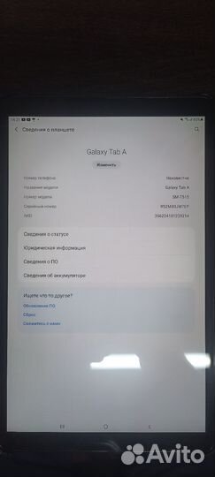 Планшет samsung Tab A