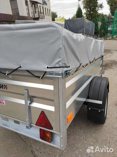 Прицеп Спутник Эксперт Zn 2213/48, тент 350 мм