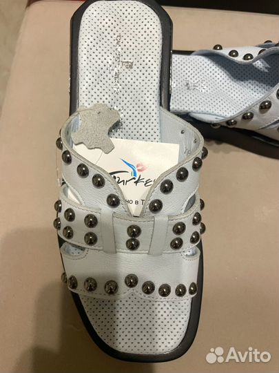 Сабо натуральная кожа 37 р