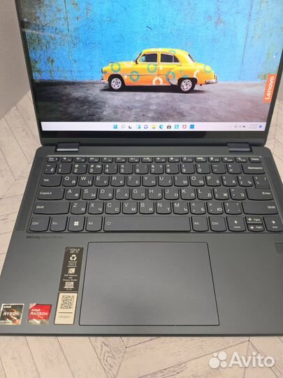 Ноутбук Lenovo yoga 13 Ryzen 5 5500u/8/256/x360