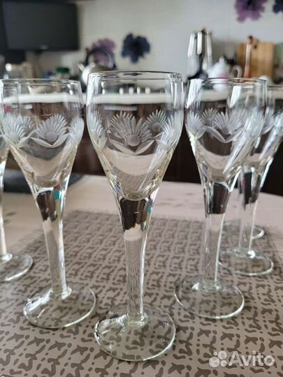Хрустальные рюмки СССР