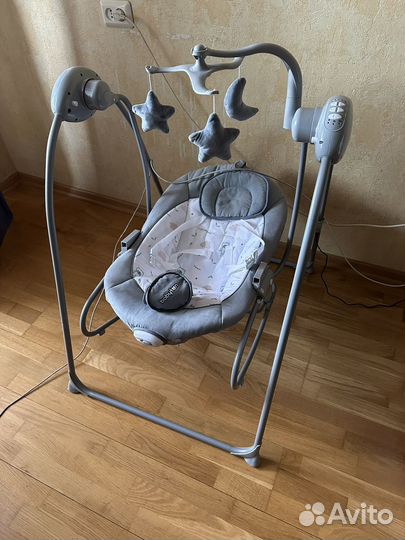 Детские электронные качели для новорожденных