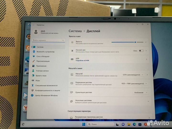 Новый ноутбук asus Core i5 12 ядер/ Ram 8Gb/ SSD