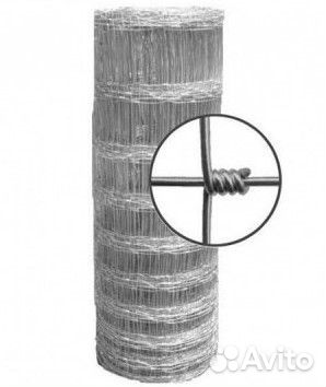Сетка шарнирная для забора 1,85 м рулон 50 метров