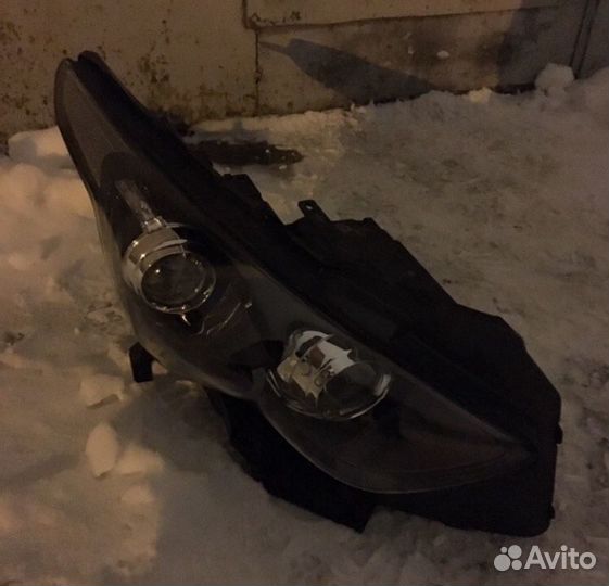 Инфинити FX37 фара оригинал чёрная