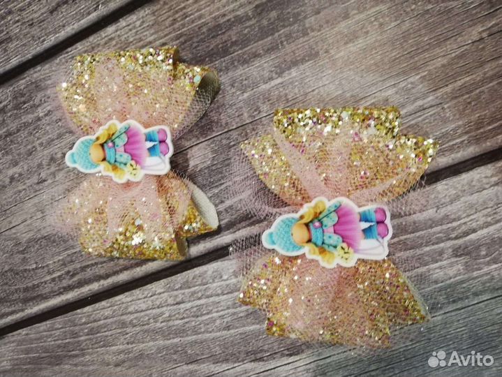 Бантики ручной работы, заколки, повязки