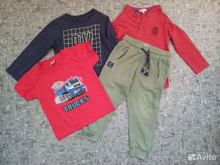 Вещи пакетом на мальчика 98 104