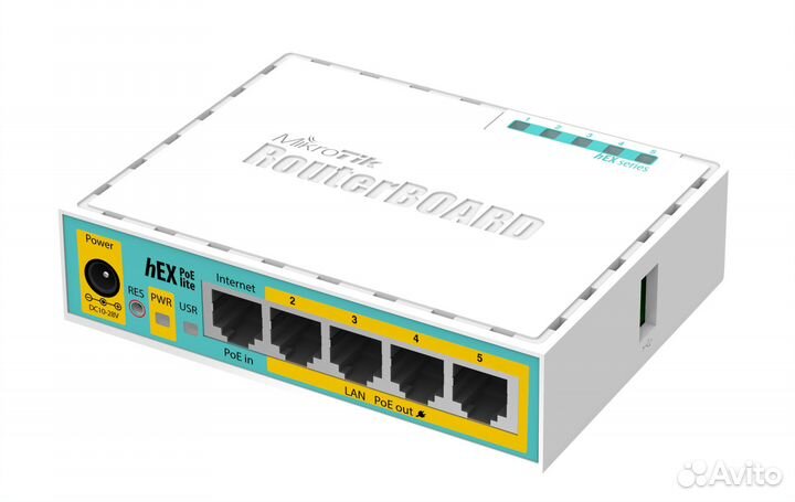 MikroTik hEX PoE lite новый в наличии