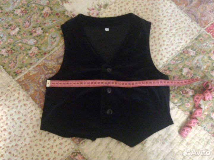 Бархатная жилетка