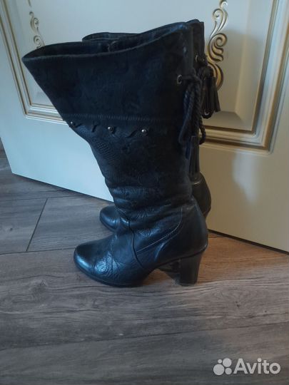Сапоги натуральная кожа натуральная мех