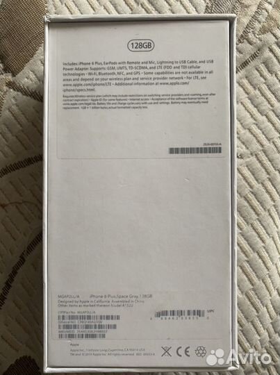 Телефон iPhone 6 plus 128 GB