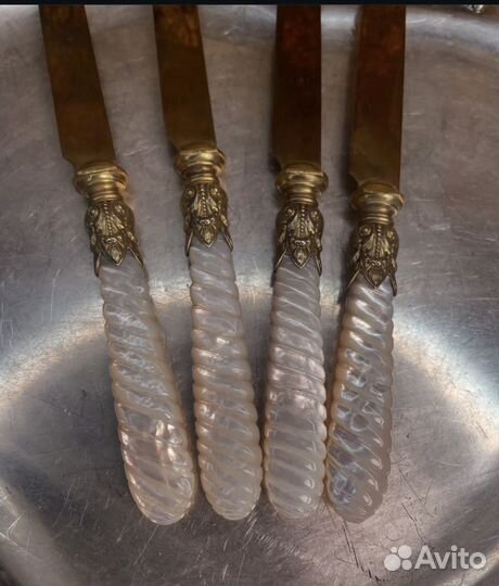 Ножи ручка натуральный перламутр Франция