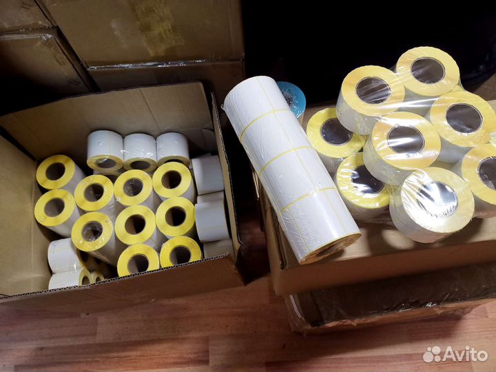 Термоэтикетки 58х40 намотка 700