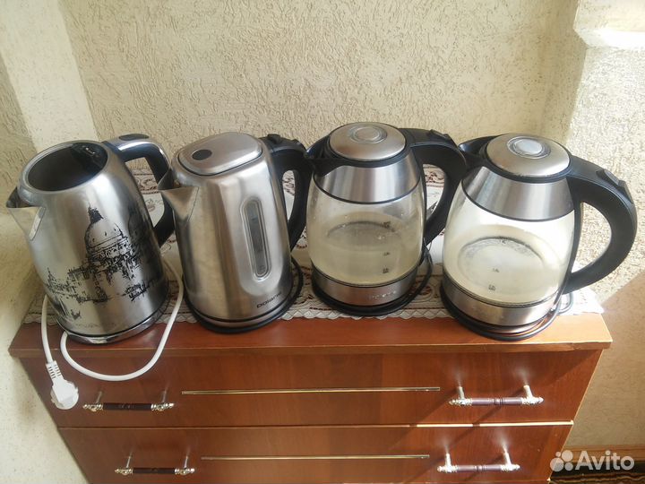 Электрочайники б/у Polaris,Scarlett,на запчасти