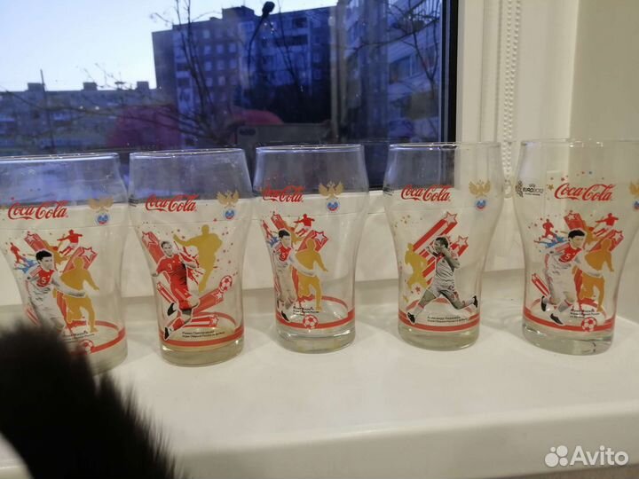 Стаканы coca cola. Футбол Евро 2012. Футболисты
