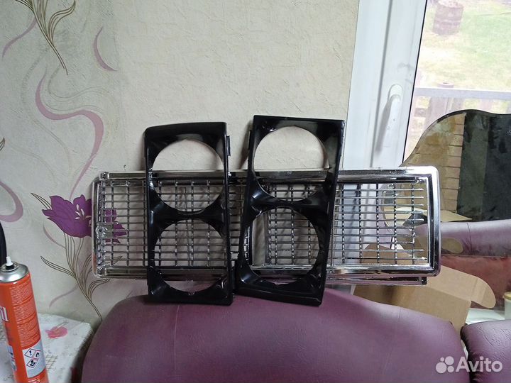 Облицовка радиатора на ваз 2106 хром