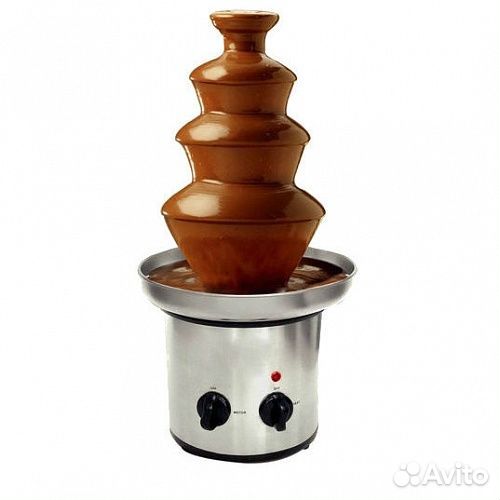 Шоколадный фонтан-фондю 4 яруса, 46см