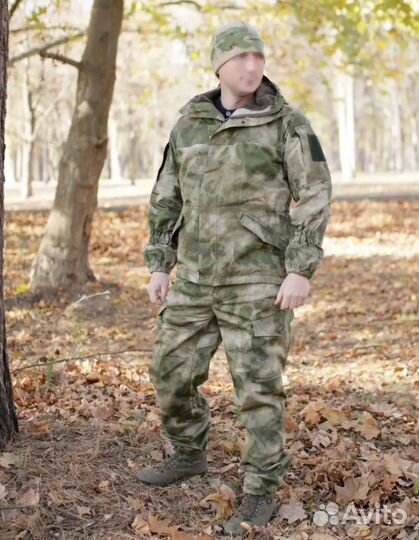 Костюм горка на флисе Мох