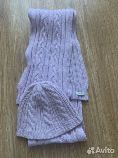 Комплект шапка и шарф женский