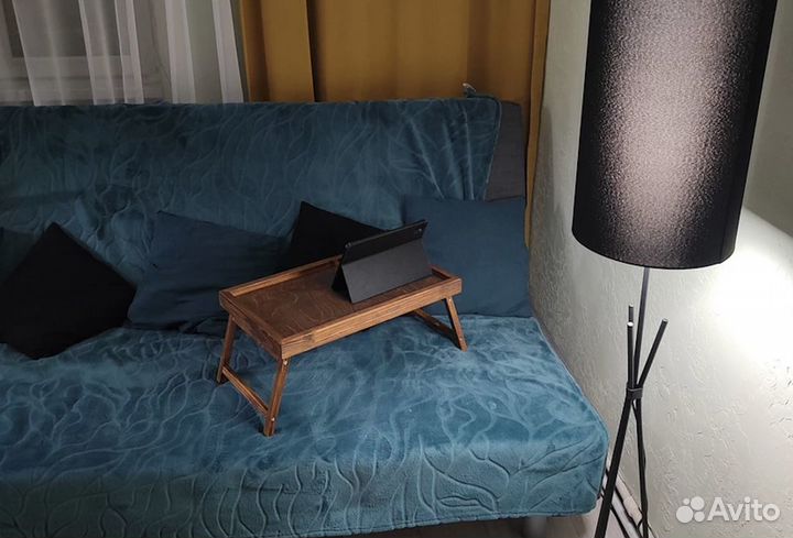 Столик поднос коричневый