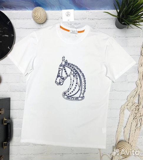 Футболка мужская Hermes 48,50,52,58