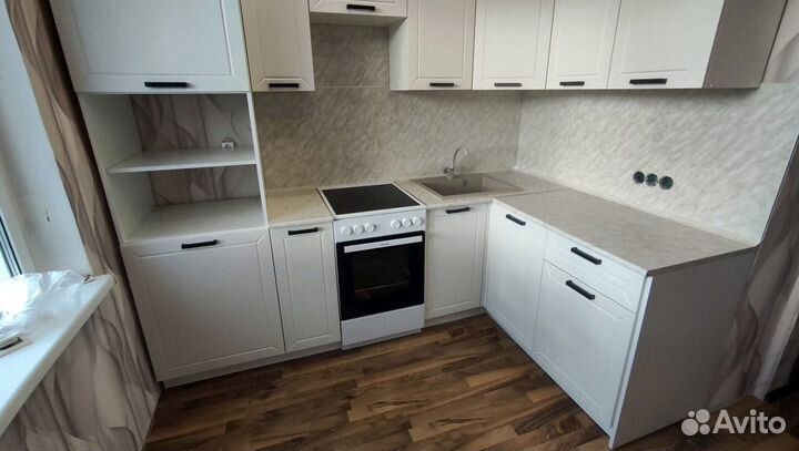 Кухонный гарнитур белый модульный новый