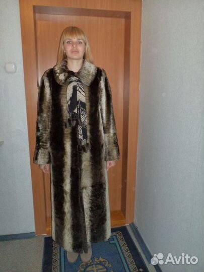Шуба мутоновая (как новая)
