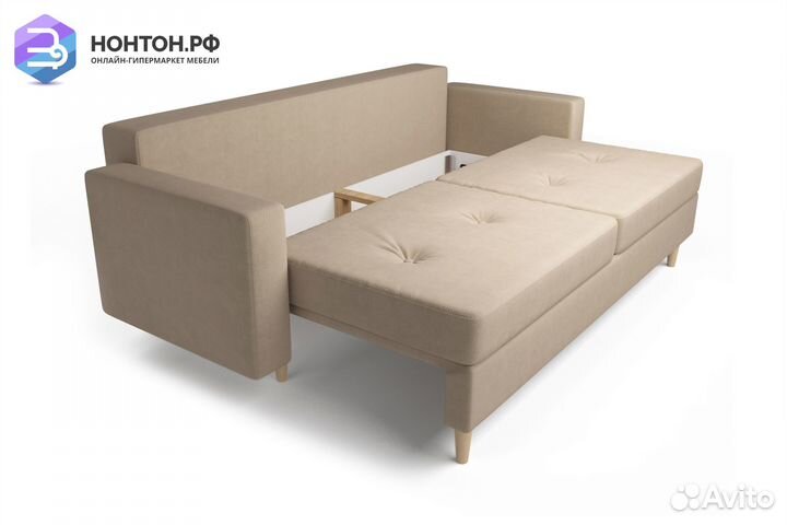 Диван тик-так Белфаст бежевый