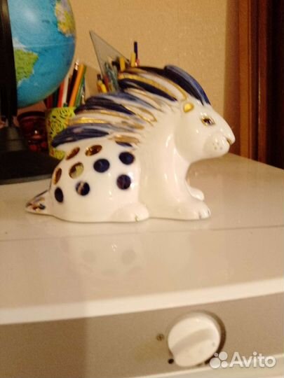 Фарфоровая статуэтка, дикообраз, СССР, 1970год