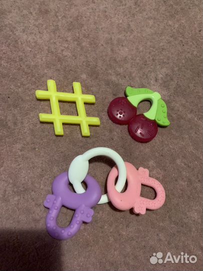 Погремушки, грызунки, растяжка погремушка