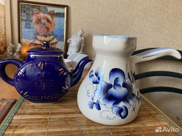 Посуда гжель времён СССР