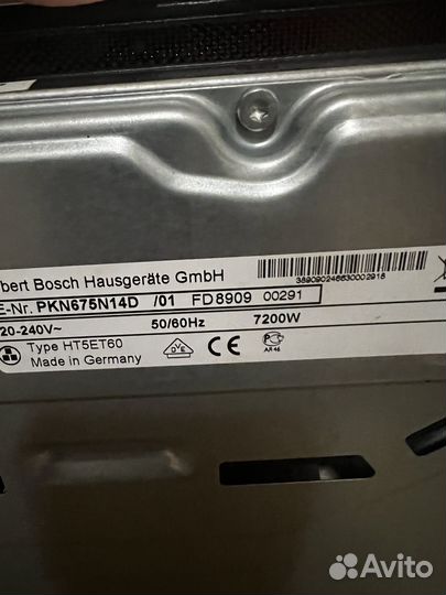 Варочная панель bosch